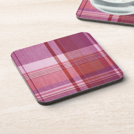 Kariert Cork Untersetzer (Linke Seite)