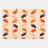 Kariert, Dandelions & Feathers Geschenkgutschrift Geschenkpapier Set (Vorderseite 3)