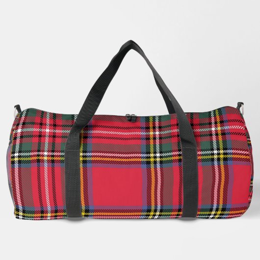 Kariert Duffle Bag (Rückseite)
