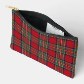 Kariert Elegant Rustic Clan Stewart Tartan Zubehörtasche (Offen)