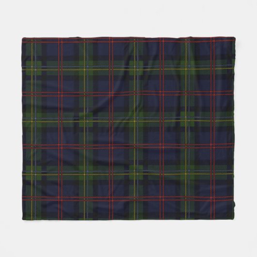 Kariert Elegant Rustikale Klassik Malcolm Tartan Fleecedecke (Vorderseite (Horizontal))
