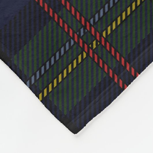 Kariert Elegant Rustikale Klassik Malcolm Tartan Fleecedecke (Ecke)