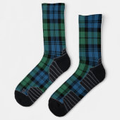 Kariert Elegante Clan Campbell Green Karo Tartan Socken (Links)