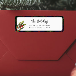 Kariert Elegante Rustikale Klassik Tartan Rücksend