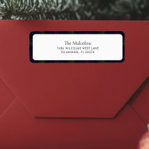 Kariert Elegante Rustikale Klassik Tartan Rücksend