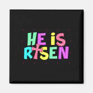 Kariert Er Ist Auferstanden Jesus Christliches Ost Magnet