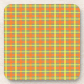 Kariert ernten getränkeuntersetzer (Vorderseite)