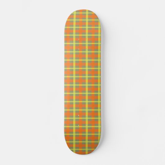 Kariert ernten skateboard (Vorderseite)