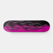 Kariert Flames Skateboard (Horizontal)