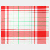 Kariert Fleece Blanket, 60"x80" (Vorderseite (Horizontal))