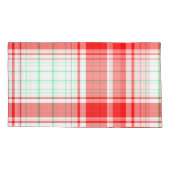 Kariert Fleece Blanket, 60"x80" Kissenbezug (Rückseite-Links)