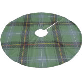 Kariert Fleece Weihnachtsbaumdecke (Schrägansicht)