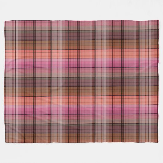 Kariert Fleecedecke (Vorderseite (Horizontal))