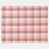 Kariert Fleecedecke (Vorderseite (Horizontal))