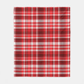 Kariert Fleecedecke (Vorderseite)