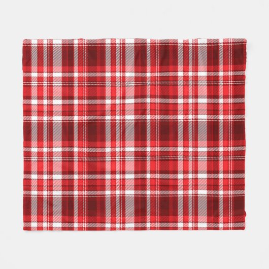 Kariert Fleecedecke (Vorderseite (Horizontal))