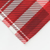 Kariert Fleecedecke (Ecke)