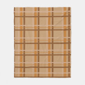 Kariert Fleecedecke (Vorderseite)
