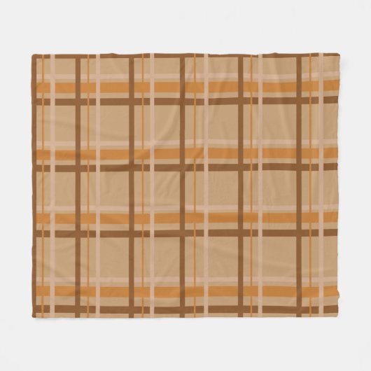 Kariert Fleecedecke (Vorderseite (Horizontal))