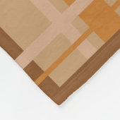 Kariert Fleecedecke (Ecke)