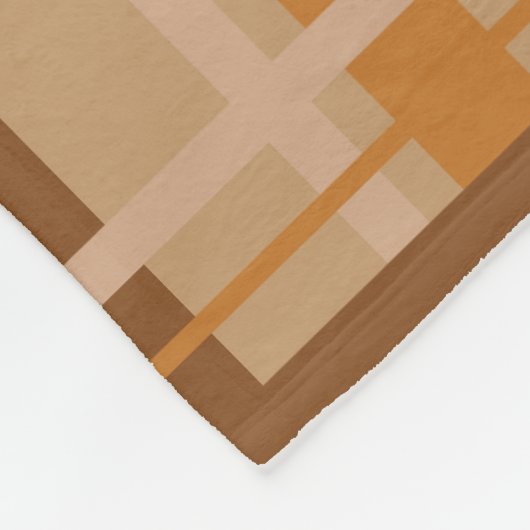 Kariert Fleecedecke (Ecke)