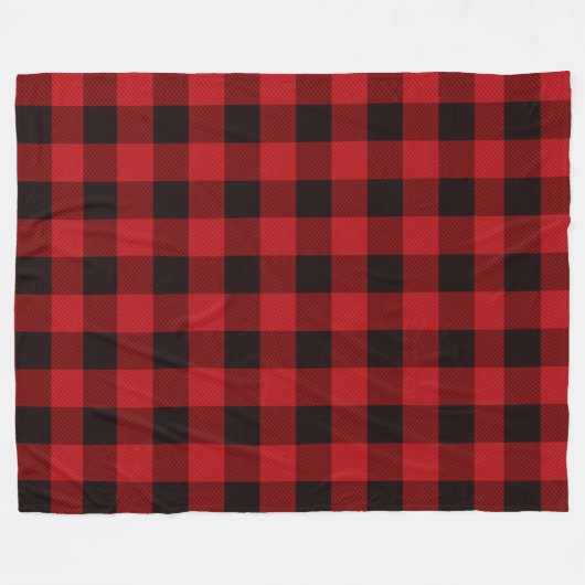 Kariert Fleecedecke (Vorderseite (Horizontal))