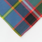 Kariert Fleecedecke (Ecke)