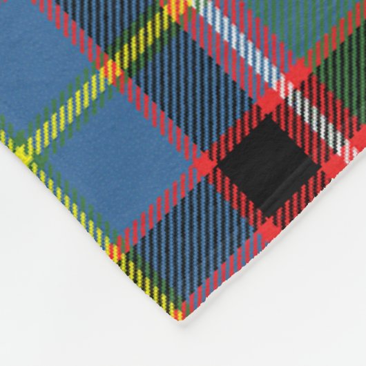 Kariert Fleecedecke (Ecke)