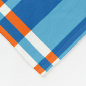 Kariert Fleecedecke (Ecke)