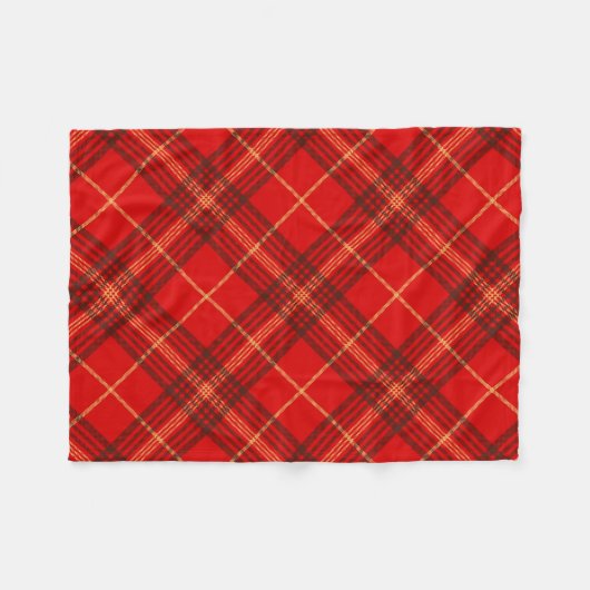 Kariert Fleecedecke (Vorderseite (Horizontal))