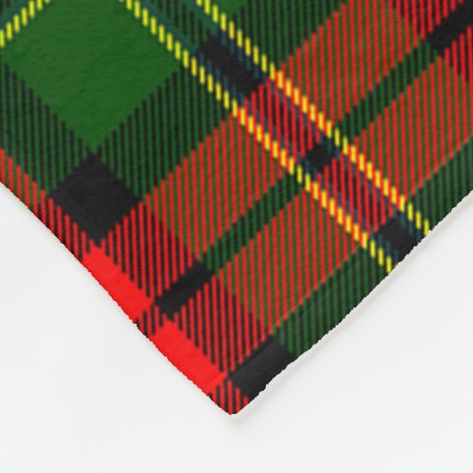 Kariert Fleecedecke (Ecke)