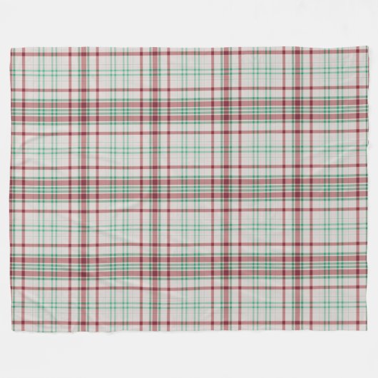 Kariert Fleecedecke (Vorderseite (Horizontal))