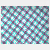 Kariert Fleecedecke (Vorderseite (Horizontal))
