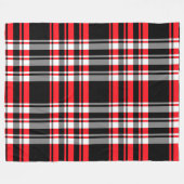 Kariert Fleecedecke (Vorderseite (Horizontal))