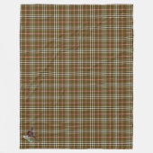 Kariert Fleecedecke (Vorderseite)