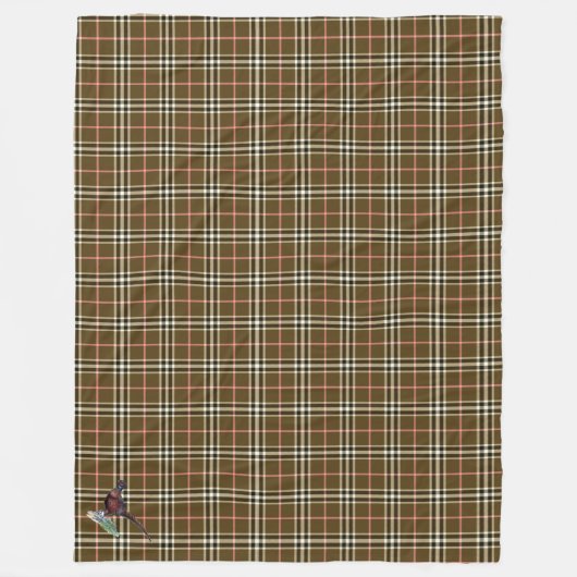 Kariert Fleecedecke (Vorderseite)