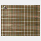 Kariert Fleecedecke (Vorderseite (Horizontal))