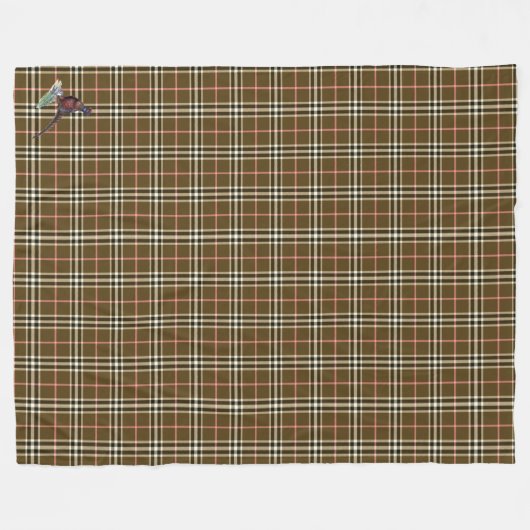 Kariert Fleecedecke (Vorderseite (Horizontal))