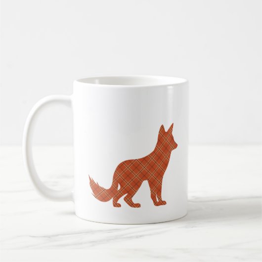 Kariert Fox Kaffeetasse (Links)