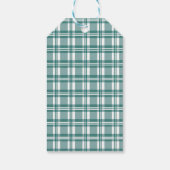 Kariert | Frohe Weihnachten Geschenkanhänger (Rückseite)