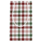 Kariert für Weihnachten Weihnachten Weihnachtsgesc Kleine Geschenktüte (Vorderseite)