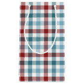 Kariert für Weihnachten Weihnachten Weihnachtsgesc Kleine Geschenktüte (Vorderseite)