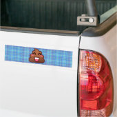 kariert gekackt Emoji Autoaufkleber (Auf Lkw)