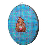 kariert gekackt Emoji Dartscheibe (Vorderseite rechts)