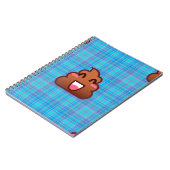 kariert gekackt Emoji Notizblock (Linke Seite)