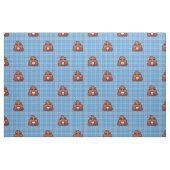 kariert gekackt Emoji-Stoff Stoff (Fat Quarter (45,7 x 55,9 cm))