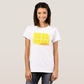 Kariert Gelb 3 T-Shirt (Vorne ganz)