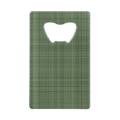 Kariert Geldkarten Flaschenöffner (Rückseite)