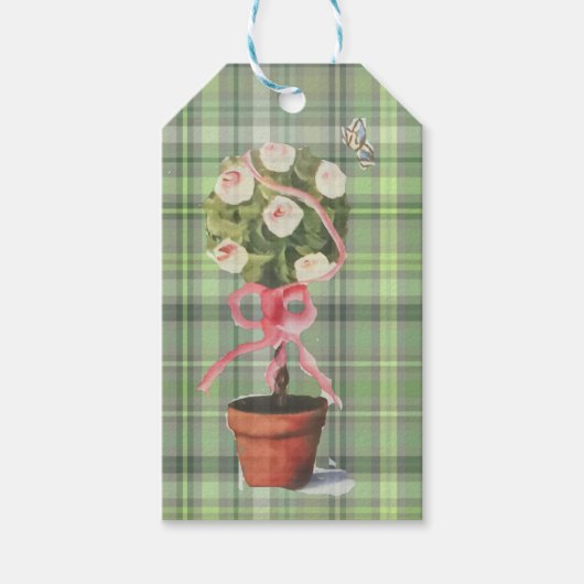 kariert geschenkanhänger (Vorderseite)