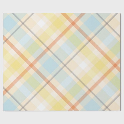 Kariert Geschenkpapier (Flach)